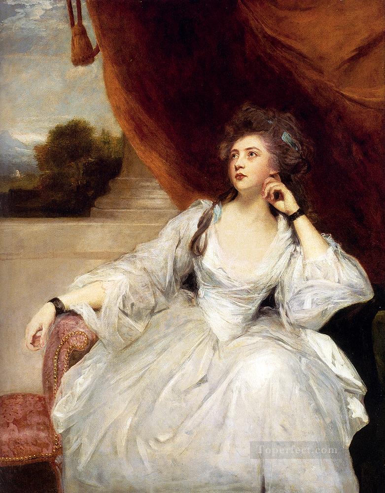 Portrait Of Mrs Stanhope Joshua Reynolds Oil Paintings